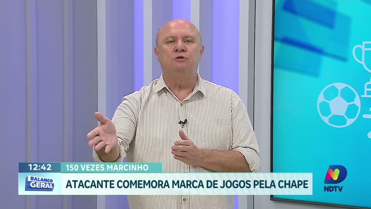 Chapecoense homenageia Marcinho pelos 150 jogos no clube