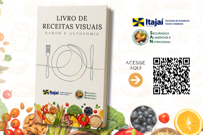 Secretaria de Assistência Social lança livro de receitas para alimentação saudável