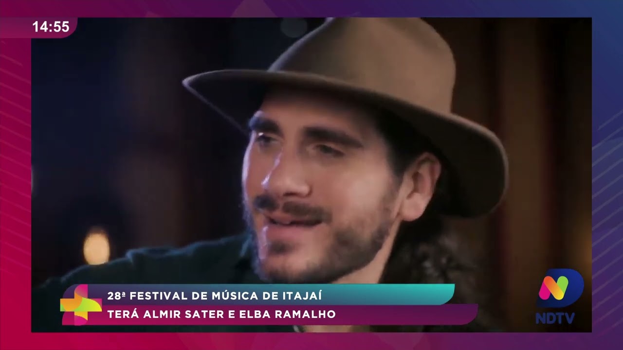 28º Festival de Música de Itajaí terá Almir Sater e Elba Ramalho