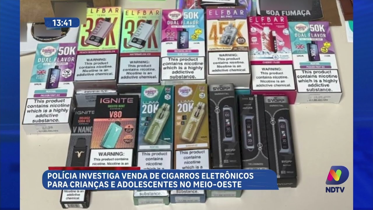 Polícia apreende vapes vendidos a menores em Herval d’Oeste