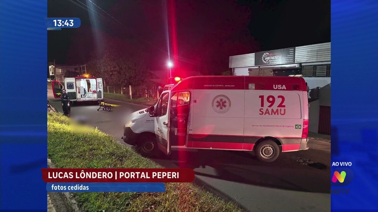 Dois motociclistas morrem após colisão contra poste em São Miguel