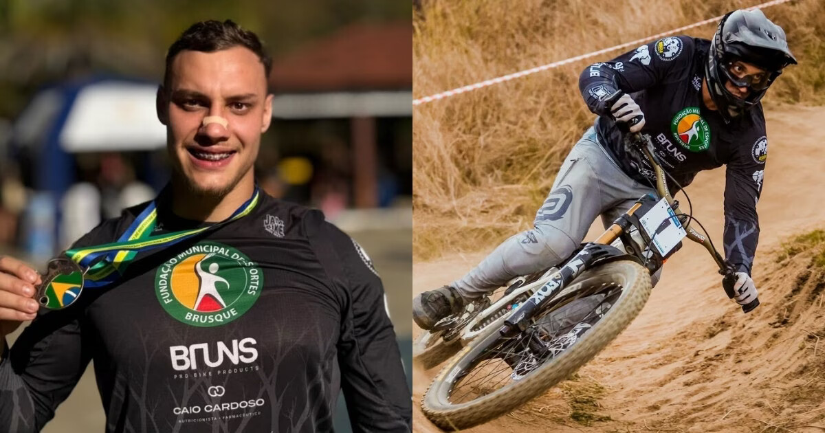 Brusquense conquista terceiro lugar no Campeonato Brasileiro de Downhill