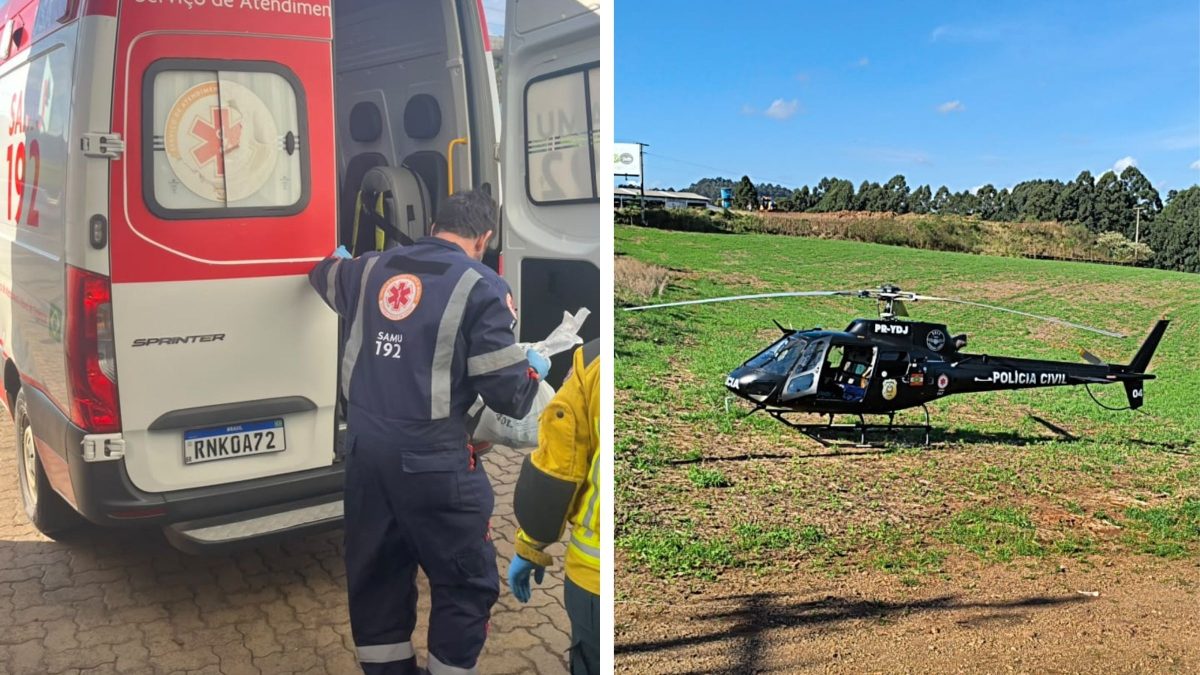 Trabalhador é esmagado durante acidente de trabalho e resgatado com vida em SC