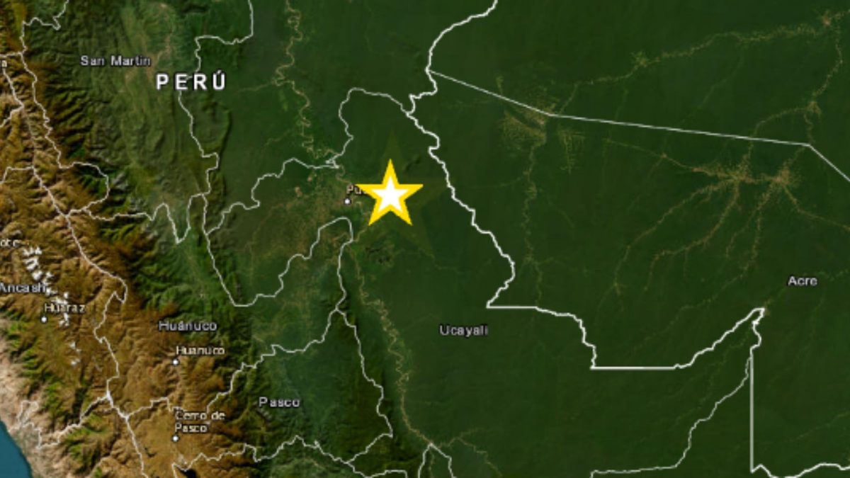 Terremoto de magnitude 5,7 atinge o Peru próximo à fronteira com o Acre