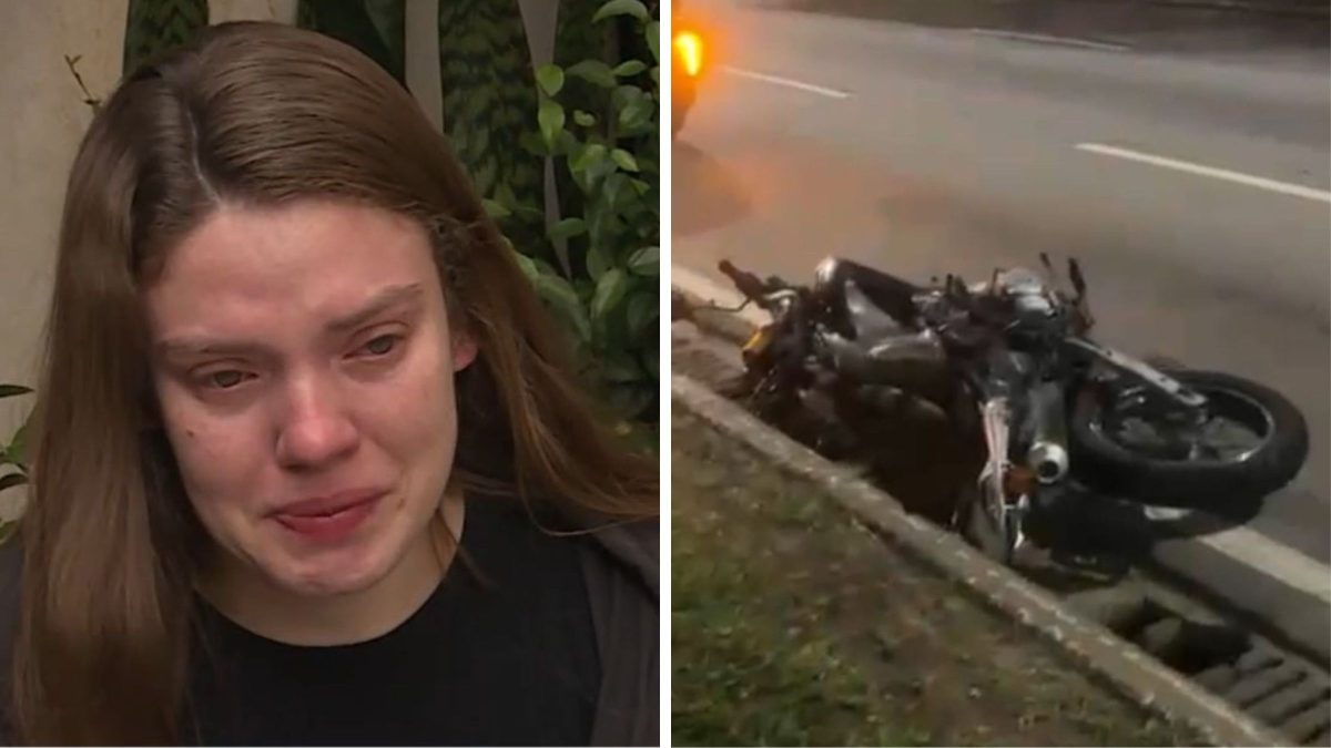 ‘Injusto demais’: Esposa de motociclista atingido por carro em Florianópolis relata desespero dos filhos e pede justiça