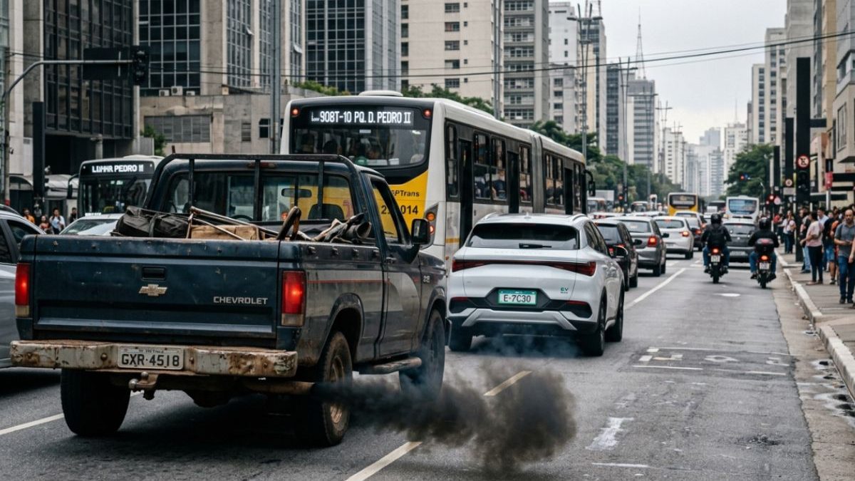 Carros antigos e a diesel podem ser proibidos de circular nos centros das grandes cidades em 2026?