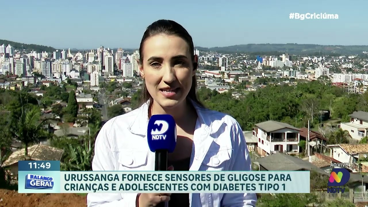 Urussanga fornece sensores de glicose para jovens com diabetes