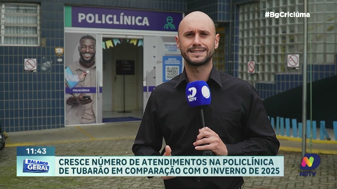 Policlínica de Tubarão registra alta nos atendimentos no inverno