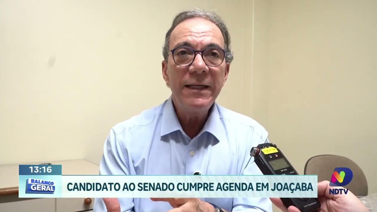 Décio Lima apresenta propostas ao Senado durante visita a Joaçaba