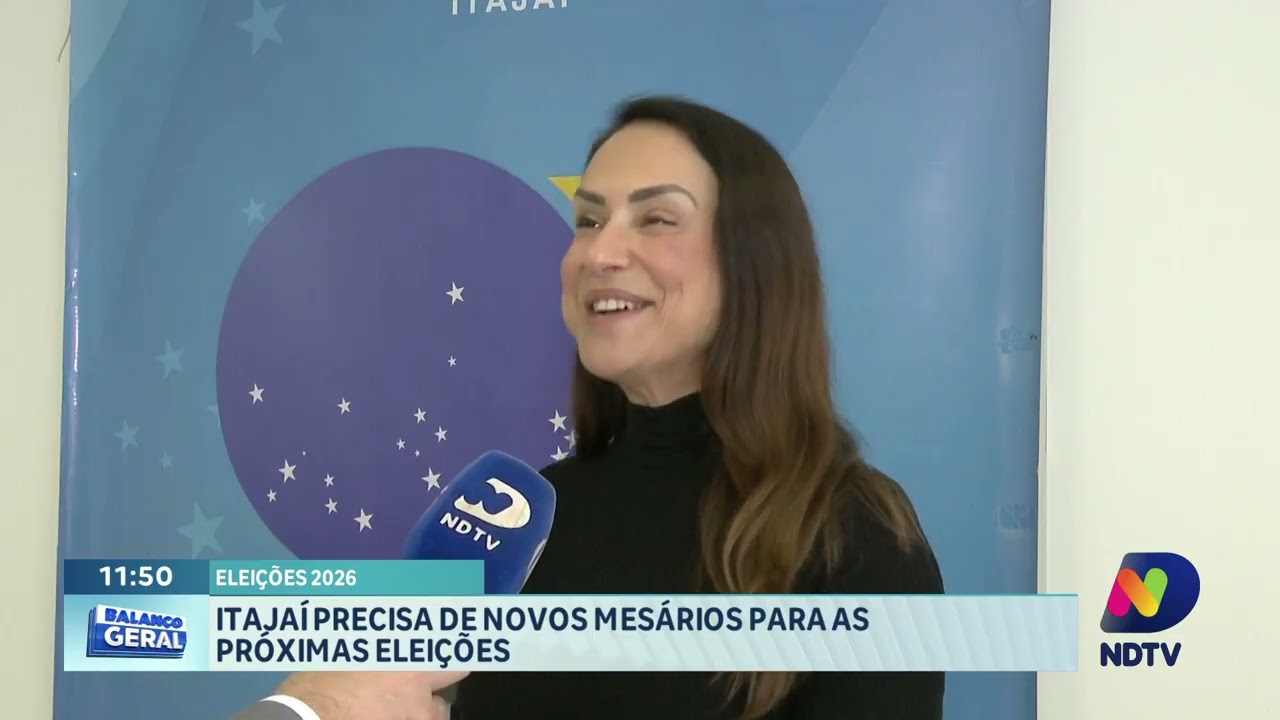 Itajaí precisa de novos mesários para as próximas eleições