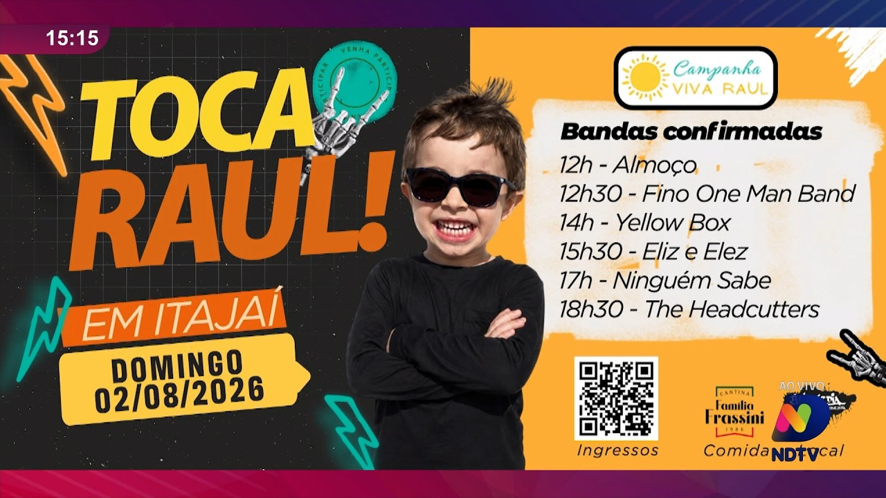 Festival Toca Raul reúne bandas da região em evento beneficente