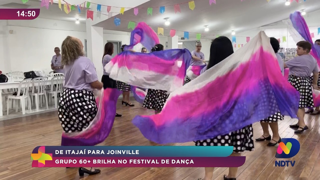 Grupo 60+ de Itajaí brilha no Festival de Dança de Joinville