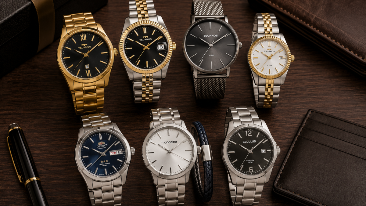 8 relógios elegantes que parecem de luxo, mas cabem no bolso