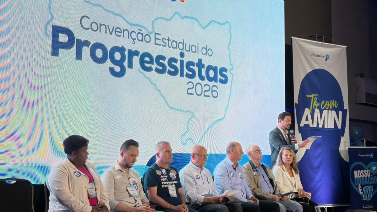 Educação, IA e infraestrutura: pré-candidatos elencam prioridades de governo durante convenção do PP em SC