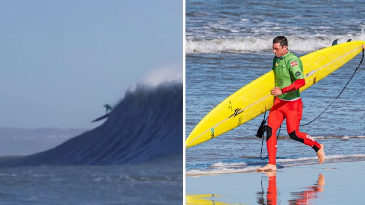 Catarinense é indicado pela sexta vez ao ‘Oscar das Ondas Gigantes’ após surfar paredão em Nazaré