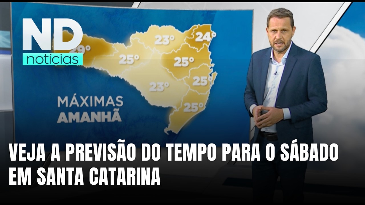 Veja como fica o tempo em Santa Catarina neste sábado e domingo
