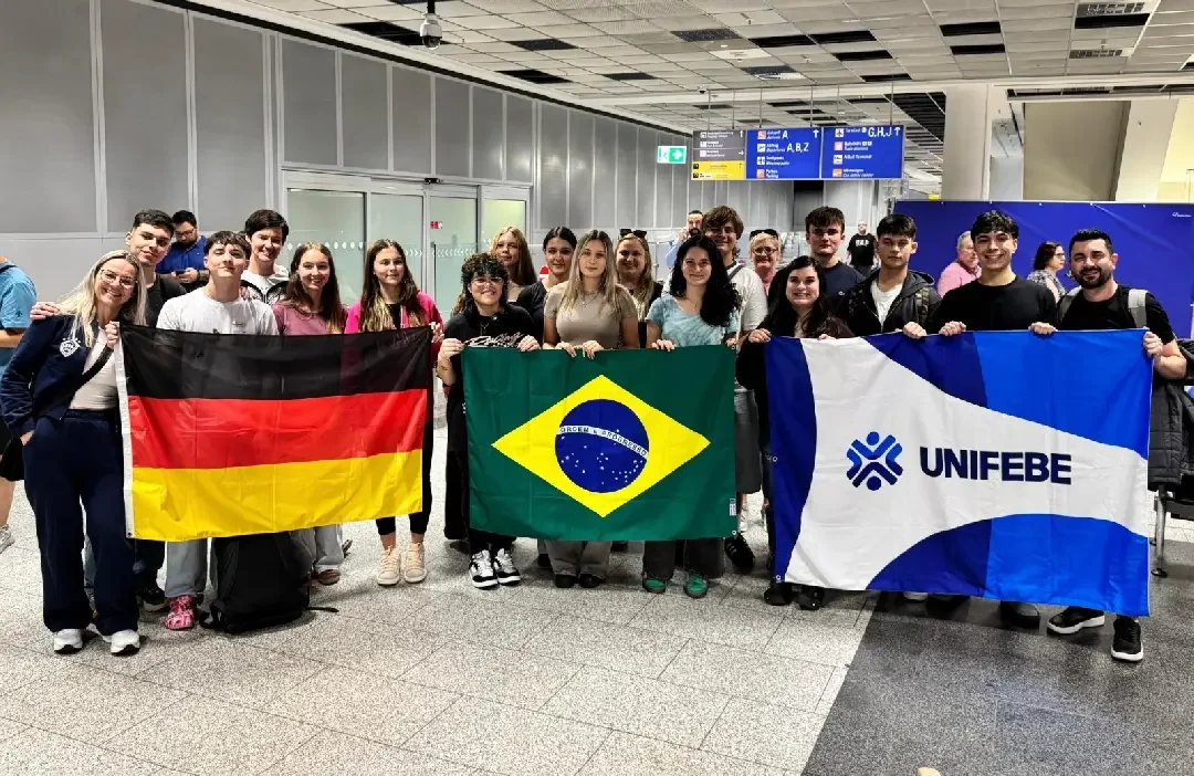 Programa de intercâmbio leva estudantes de Brusque para experiência na Alemanha