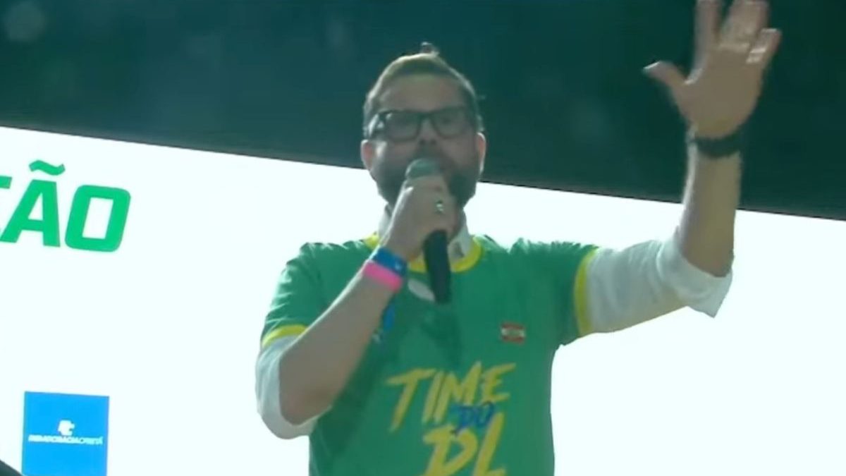 Aos gritos, Jorge Seif faz discurso inflamado e manda recado durante evento do PL em SC: ‘Não se discute com petista’