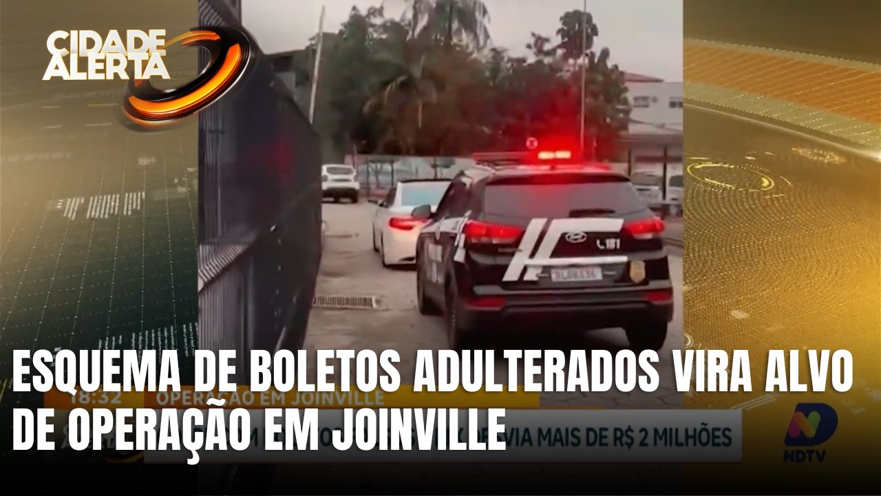 Operação mira grupo suspeito de fraude com boletos falsos em Joinville