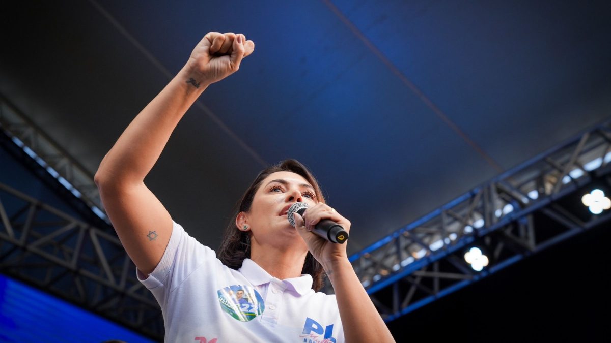 ‘Acabou a dúvida’: Bia Kicis, ao lado de Valdemar, confirma Michelle Bolsonaro ao Senado pelo DF