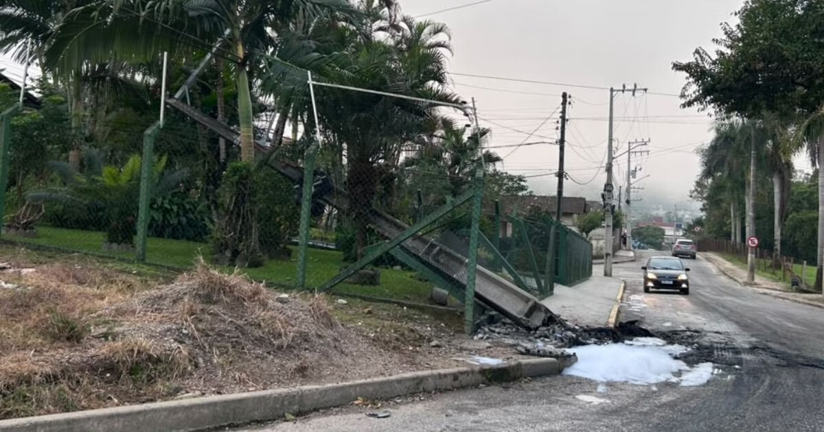 Quase 900 unidades consumidoras ficam sem energia no Rio Branco, em Brusque