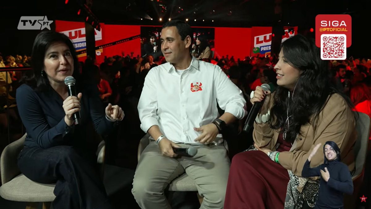 ‘Golpista, sempre golpista’: Simone Tebet critica ‘lado de lá’ durante convenção do PT em São Paulo
