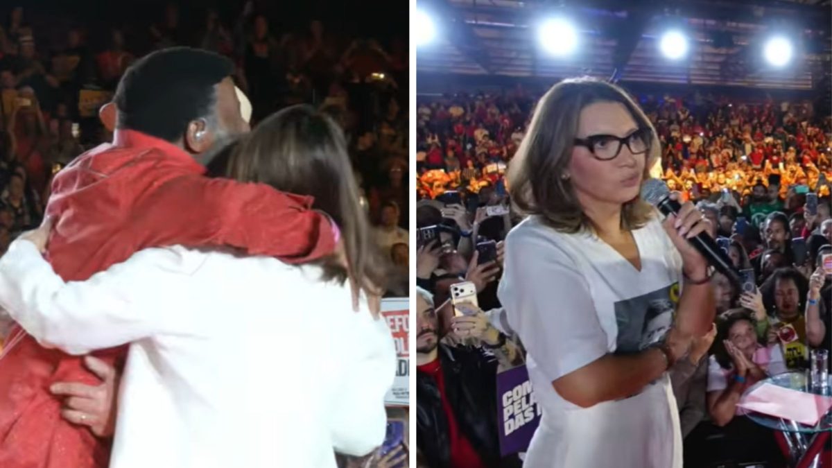 ‘Me chamou de dona?’: Janja alfineta apresentador ao ser anunciada durante convenção do PT