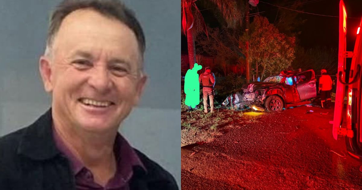 Ex-vereador de SC morre após caminhonete Hilux capotar e bater violentamente contra árvore