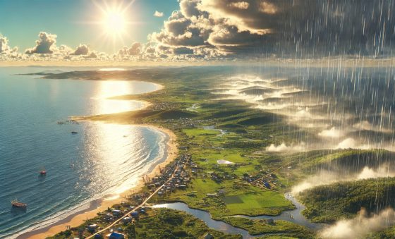 Sol aparece no início da semana, mas chuva retorna a BC na quarta-feira