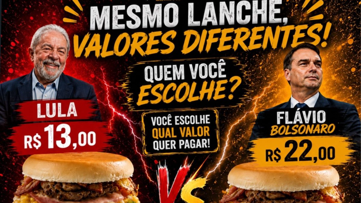 R$ 13 ou R$ 22? Lanchonete de SC lança promoção de lanche com dois preços para eleitores de Lula e Bolsonaro