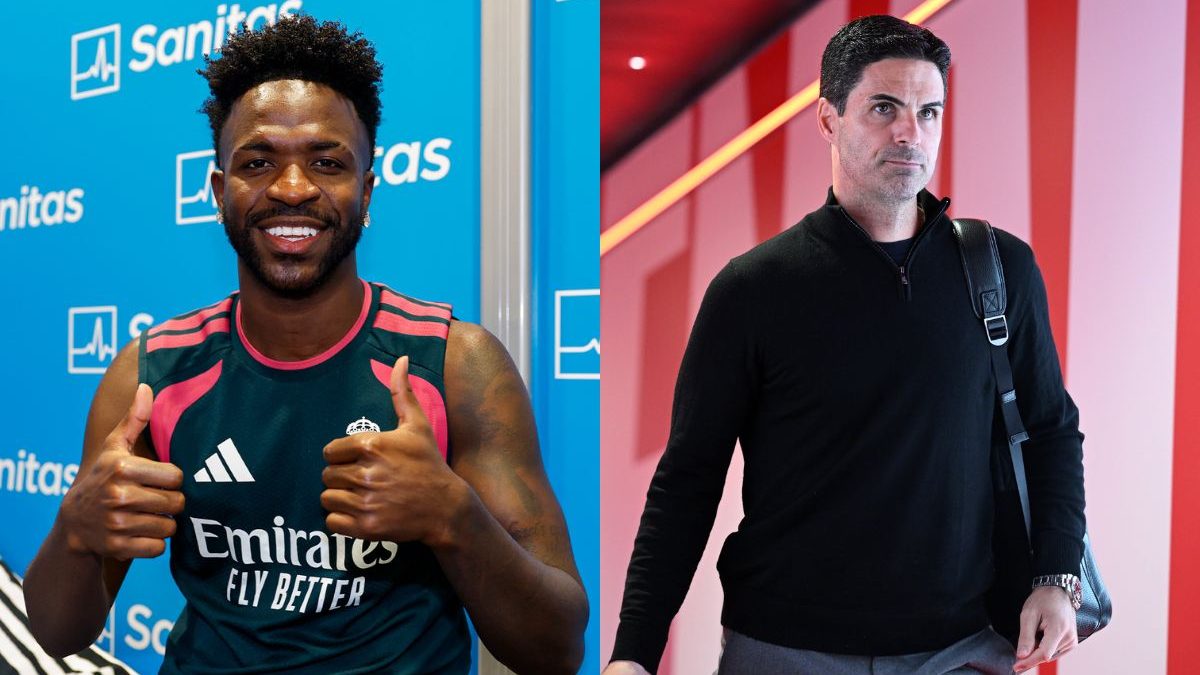 Vini Jr. vira prioridade do Arsenal e Arteta faz contato para convencer o atacante