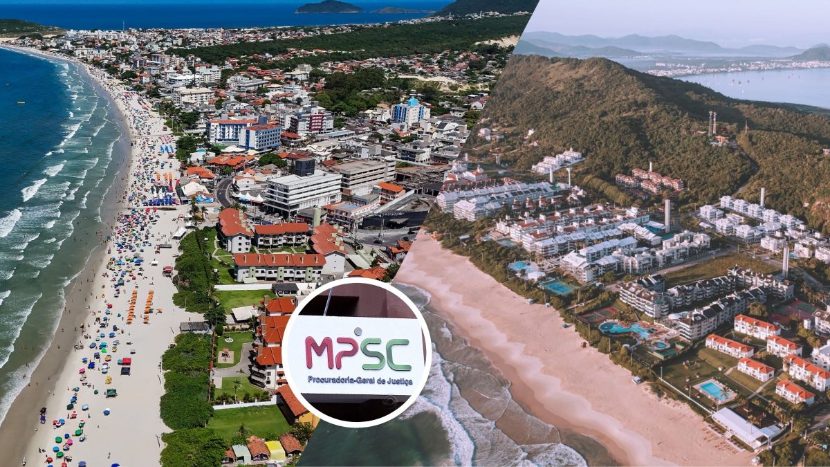 Lançamento irregular de esgoto em praia de condomínios luxuosos em Florianópolis vira alvo do MPSC