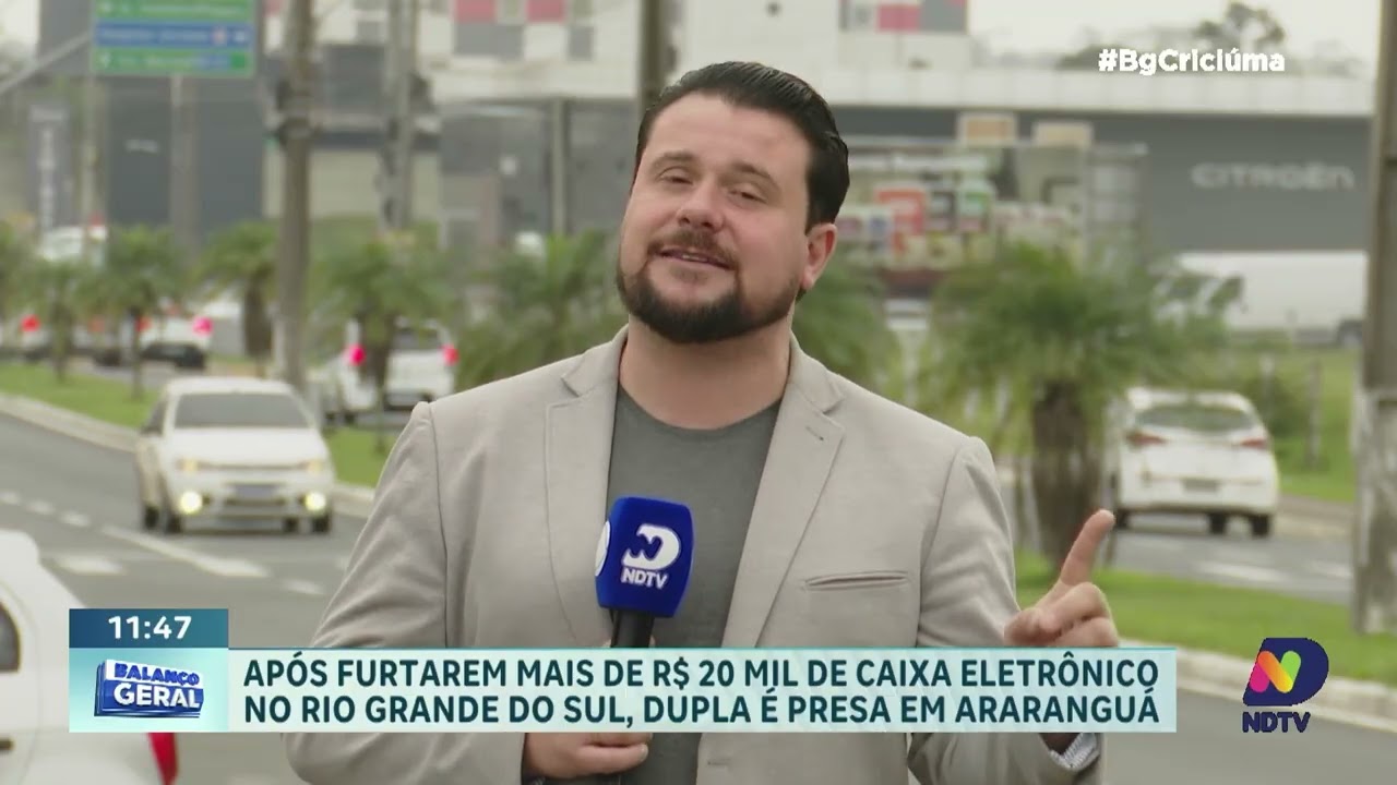 Dupla é presa por furtar grande quantia de caixa eletrônico