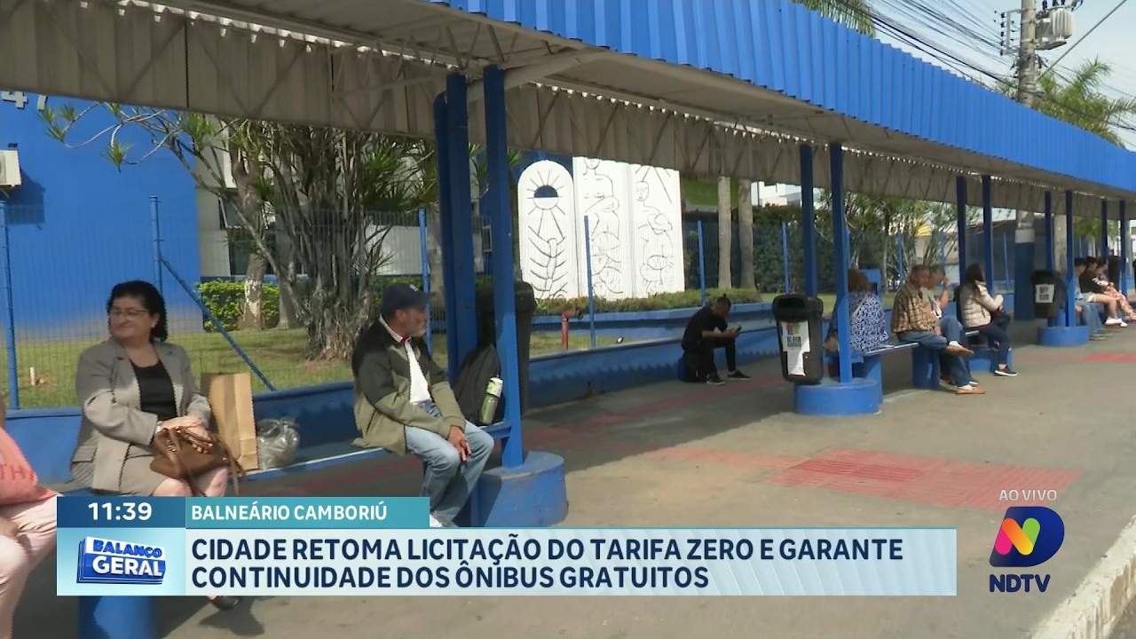 BC retoma licitação do Tarifa Zero e mantém ônibus gratuitos