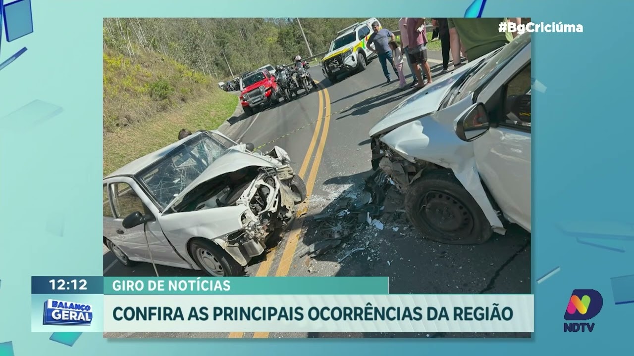 Giro de Notícias destaca principais ocorrências da região