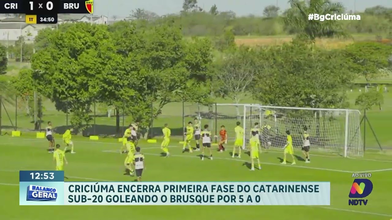Criciúma Sub-20 lidera estadual e encara Chapecoense na semifinal
