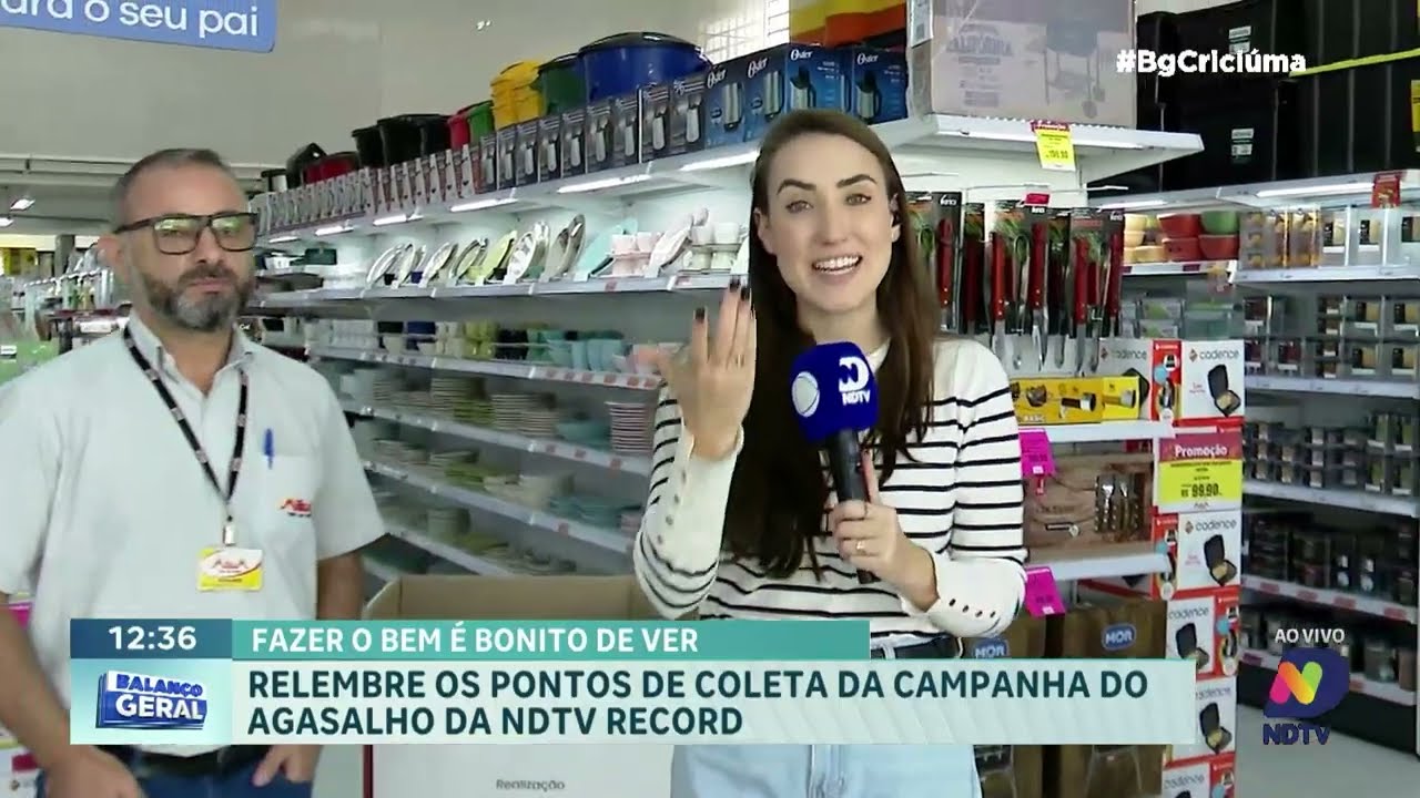 Campanha do Agasalho da NDTV Record mobiliza solidariedade em Santa Catarina