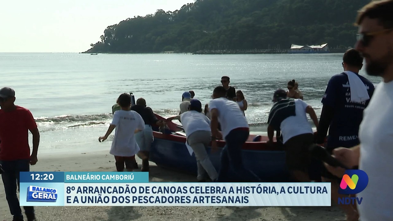 Arrancadão de Canoas celebra tradição pesqueira em Balneário Camboriú