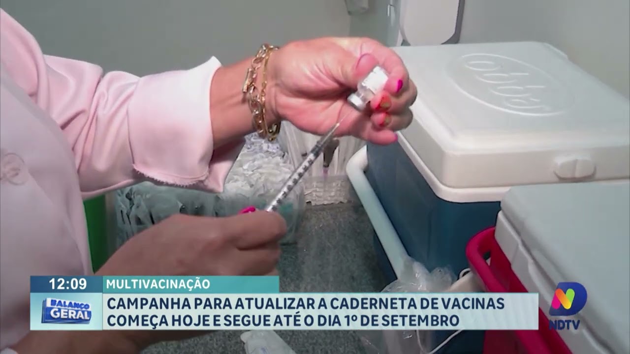 Campanha de multivacinação: ação para atualizar a caderneta de vacinas começa nesta segunda-feira