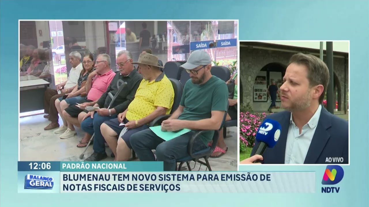 Padrão nacional: Blumenau tem novo sistema para emissão de notas fiscais de serviços