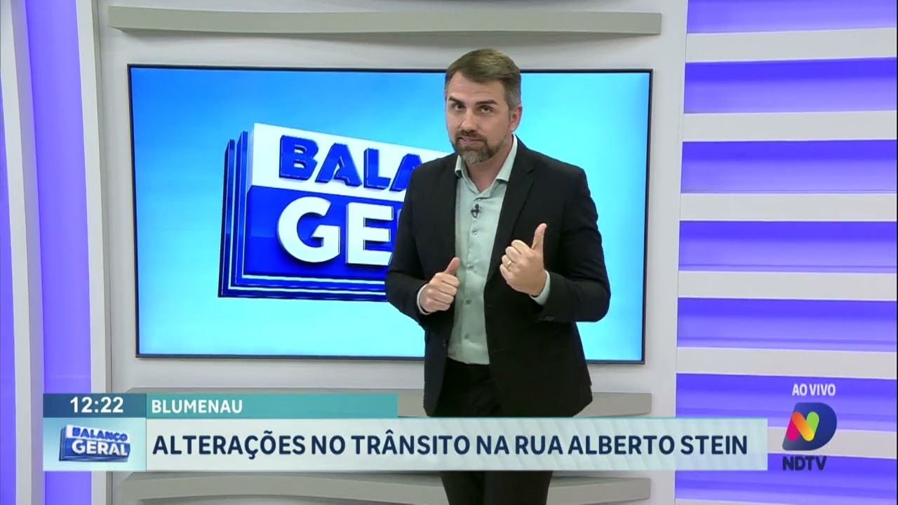 Blumenau: alterações no trânsito na rua Alberto Stein