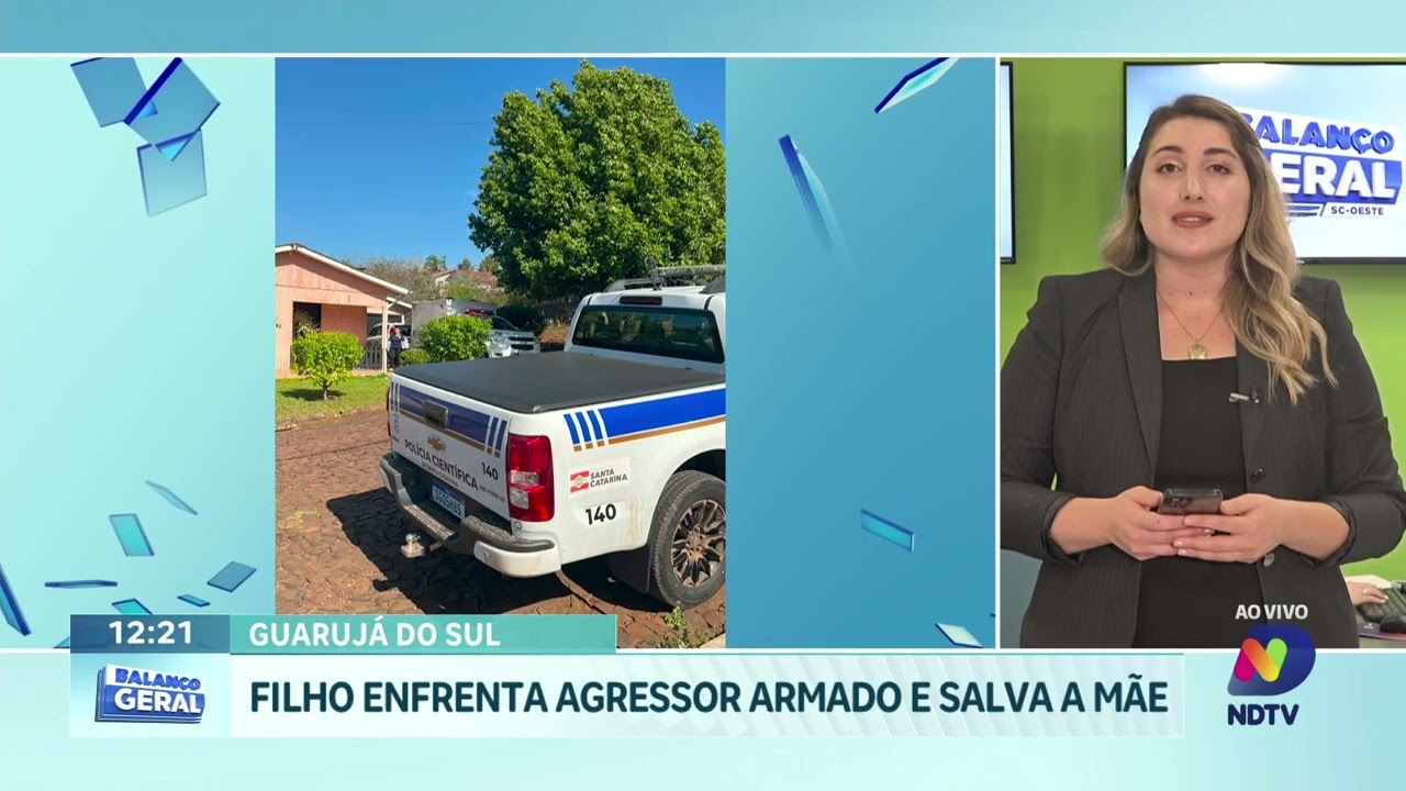 Filho de 18 anos reage e evita tentativa de feminicídio em Santa Catarina