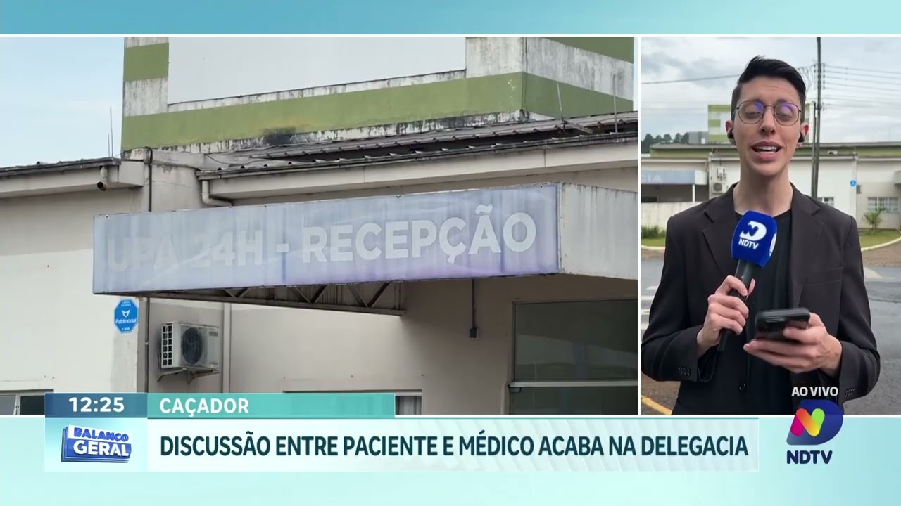 Discussão entre paciente e médico em UPA de Caçador vai à delegacia