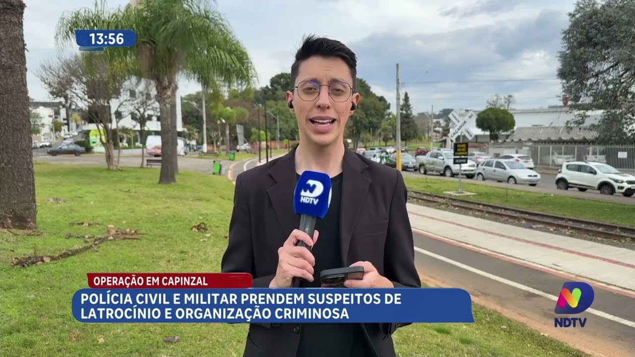 Operação prende suspeitos de latrocínio e facção em Capinzal