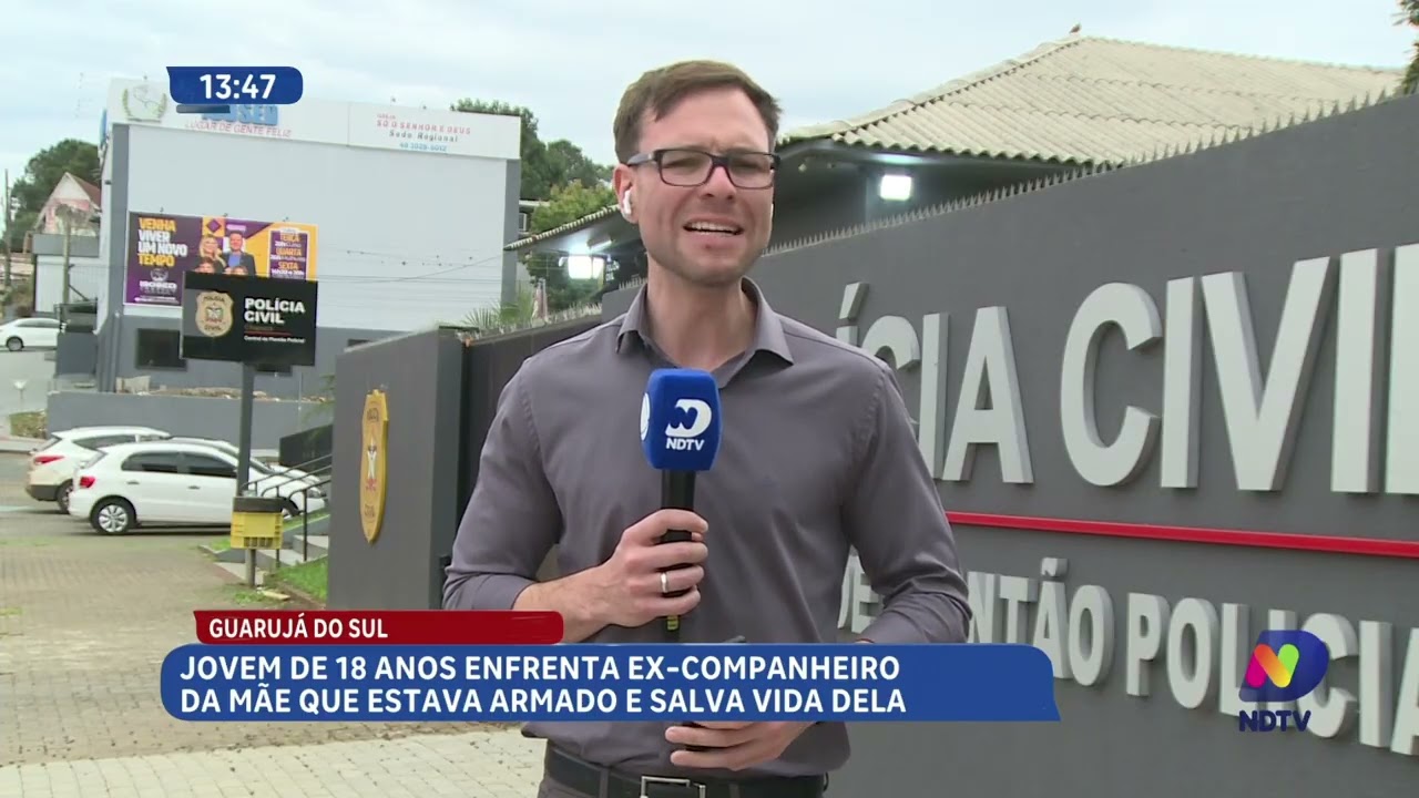 Filho de 18 anos salva mãe de tentativa de assassinato em SC