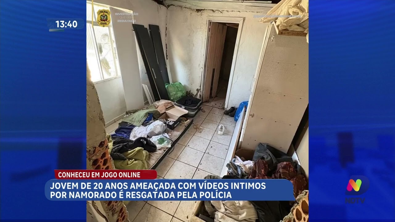 Jovem conhece namorado em jogo online e acaba vítima de cárcere