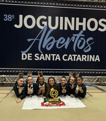 Brusque conquista título geral da ginástica rítmica nos Joguinhos Abertos de Santa Catarina