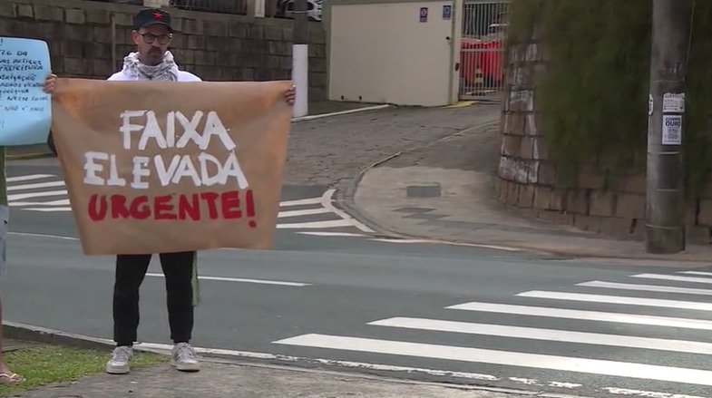 Mais de 2 mil assinaturas pedem segurança em avenida de Florianópolis após atropelamentos