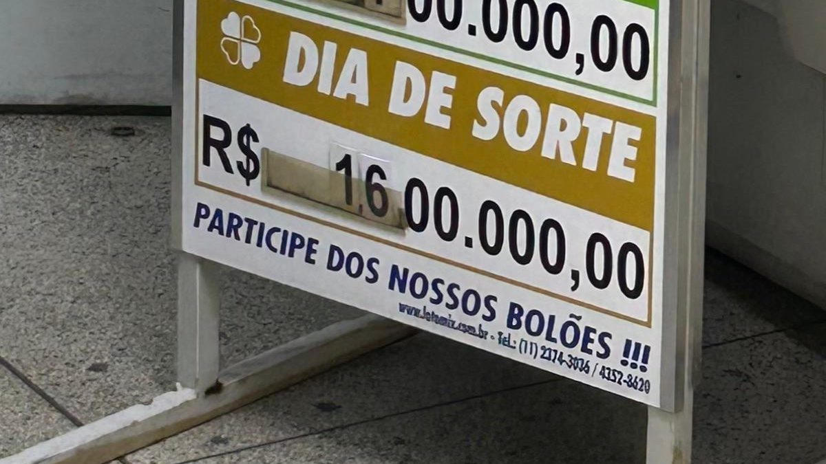 Números da Dia de Sorte 1262: veja o resultado de hoje, segunda-feira (3/8)