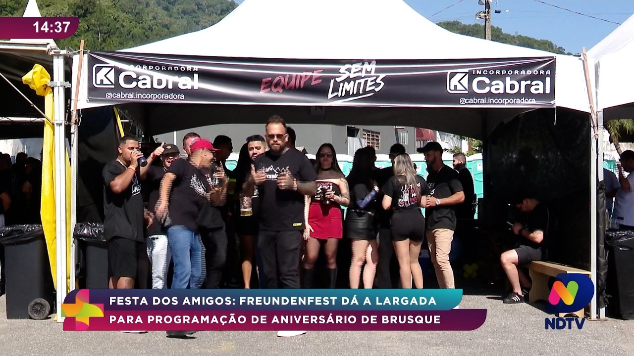 Festa dos Amigos marca início do aniversário de Brusque